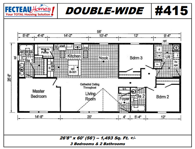 #415 Manufactured Double-wide