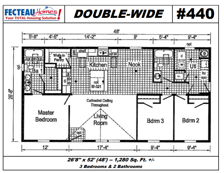 #440 Manufactured Double-wide