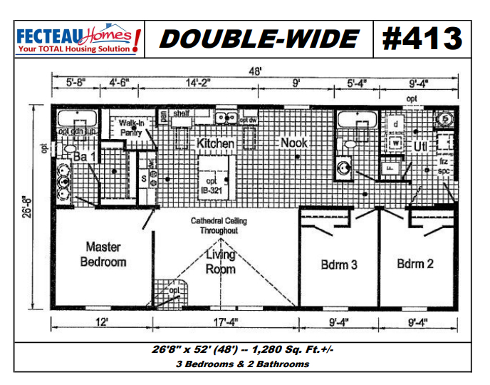 #413 Manufactured Double-wide