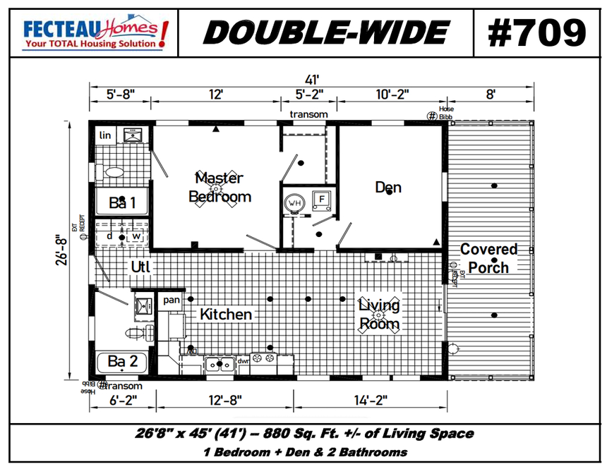 COMING SOON! #709 Accessory Dwelling Manufactured Double-wide