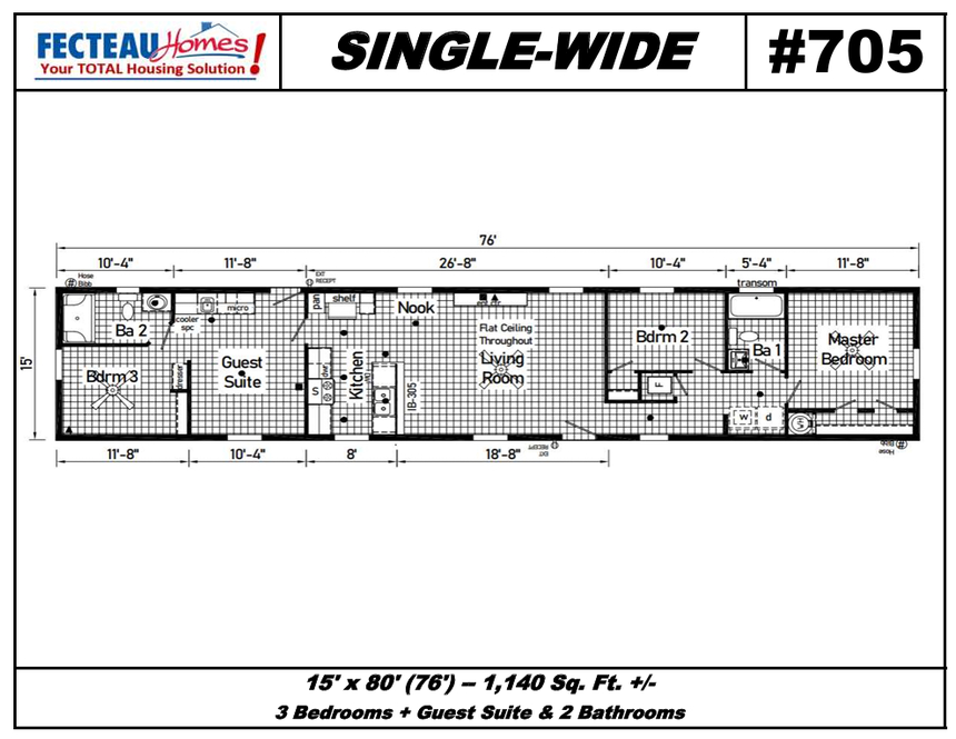 COMING SOON! #705 Single-wide Mobile Home