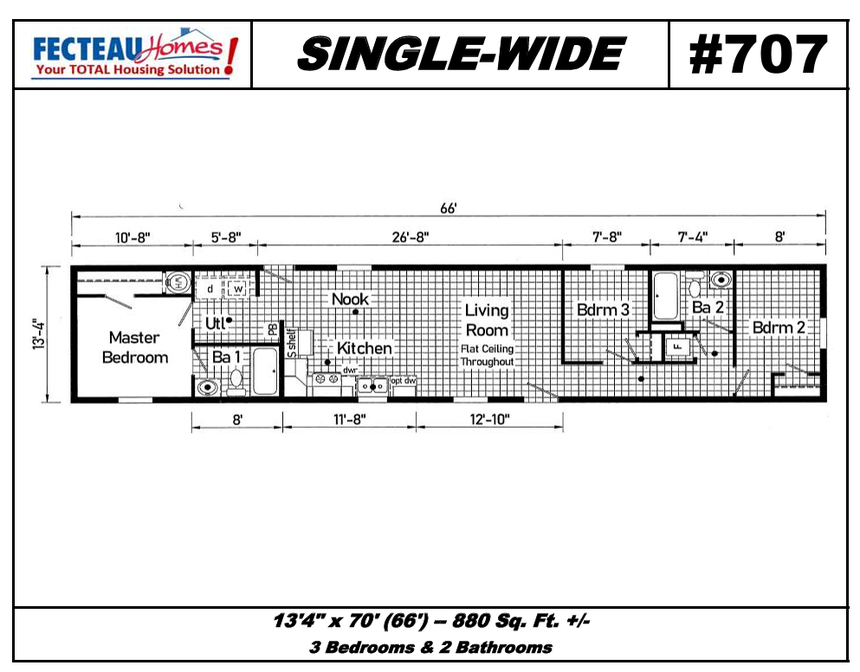 COMING SOON! #707 Single-wide Mobile Home