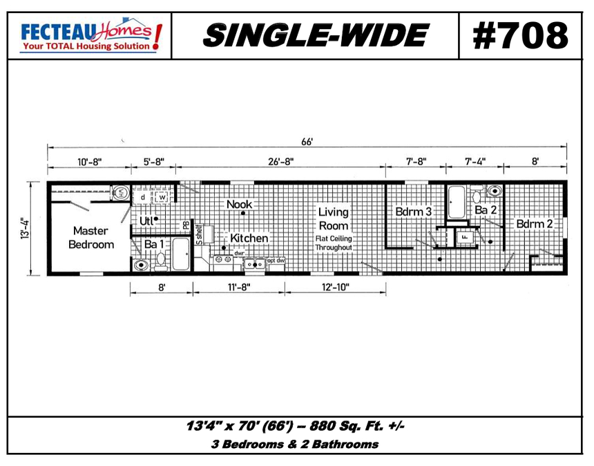 COMING SOON! #708 Single-wide Mobile Home