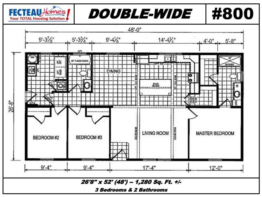 #800 Double-wide For Sale