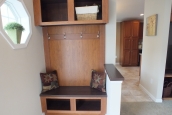 Double wide home 5225-508 foyer Photo Of Double Wide Home 5225-508 Foyer With Wood Bench And Hangers