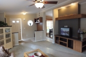 Double wide home 5225-508 living room and front door Photo Of Double Wide Home 5225-508 Furnished Living Room Facing Front Door