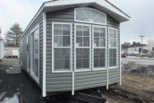 The Park Model 7 manufactured home exterior A Photo Of Park Model 8 Manufactured Home Gray Exterior