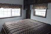 The Park Model 7 manufactured home bedroom A Photo Of Park Model 8 Manufactured Home Bedroom With Windows And Bed