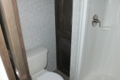 The Park Model 7 manufactured home toilet and shower A Photo Of Park Model 8 Manufactured Home Bathroom With Toilet And Walk In Shower