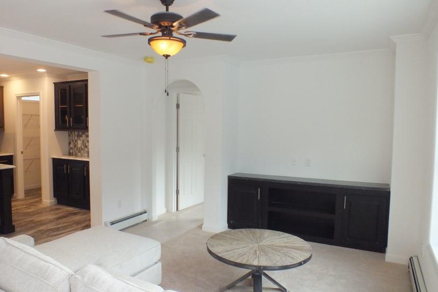 Stock Model 307 living room A Photo Of The Living Room Of The Stock Model 307 Manufactured Home Exterior.