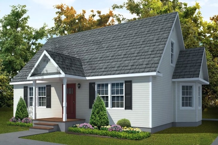 Model Cape Acadia exterior Rendering Of Model Cape Acadia White Exterior