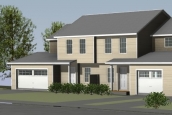 Mansfield Lane Townhouses in Berlin Vermont Rendering Of Mansfield Lane Townhouses In Berlin Vermont Tan Exterior With Garage