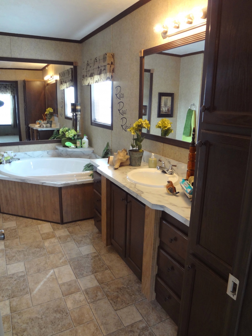 Manufactured Home Bathroom Storage