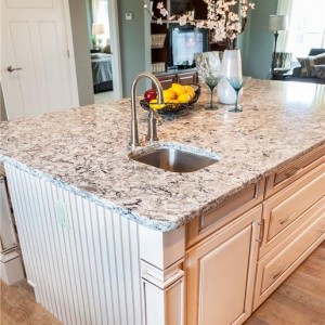 Modular and manufactured home kitchen counter top and small sink