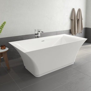 Photo of manufactured home bathroom large white modern tub