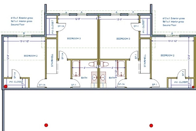 Mansfield Lane Townhouses in Berlin Vermont floor plan Floor Plan For Mansfield Lane Townhouses In Berlin Vermont
