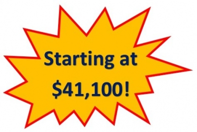 Starting at $41000 Promotional text advertising prices as low as $41000 on manufactured single-wide and double-wide homes in VT.