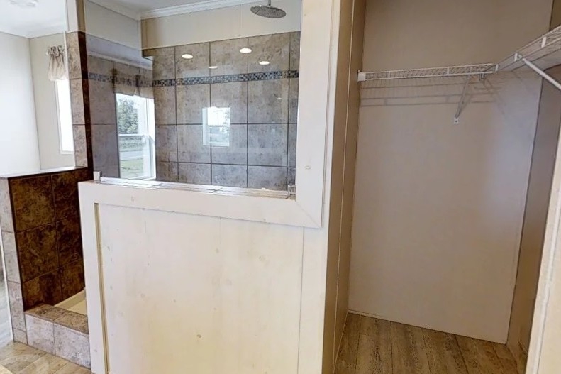 Single wide home 8016-721 bathroom and closet Photo Of Single Wide Home 8016-721 Bathroom With Shower And Closet