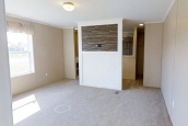 Single wide home 8016-721 living area Photo Of Single Wide Home 8016-721 Unfurnished Living Area