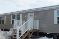 A photo of three bedroom modular ranch house 297.